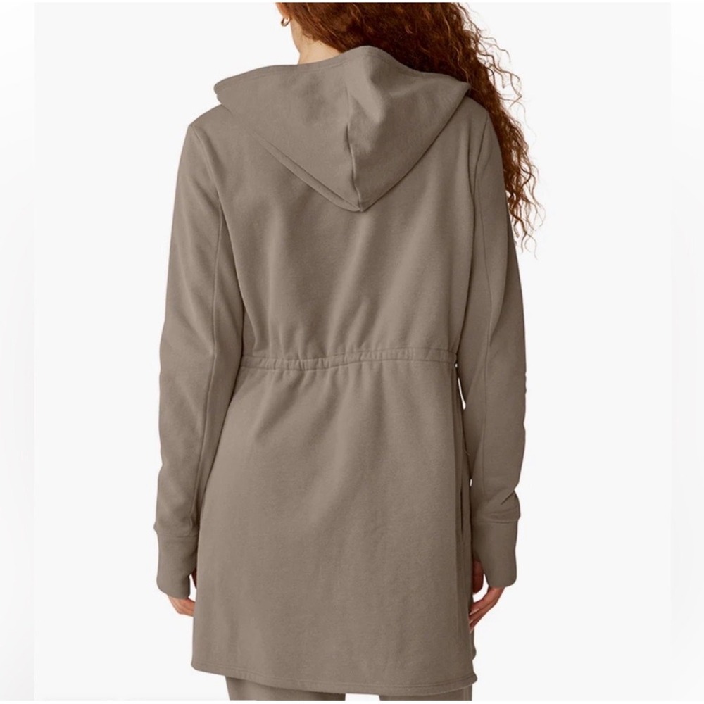 Beyond Yoga Boho Athleisure Hiking On The Go Cardigan Jacket Hoodie Taupe S - Picture 2 of 7